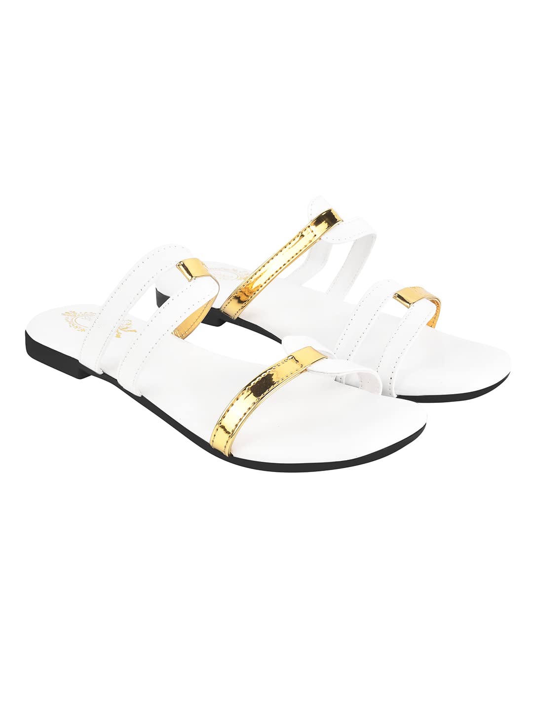 Shoetopia Statement white & Golden Slip-On Flats For Women & Girls /UK9 (B0C7C92MWJ) Amazon Price History, Amazon Price Tracker
