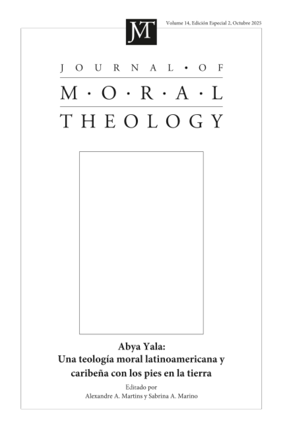 Journal of Moral Theology, Volume 14, Special Issue 2