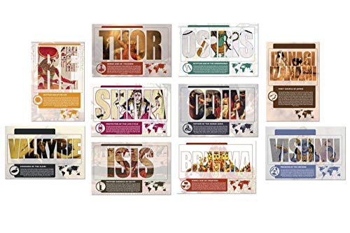World Mythology Ten Piece Poster Set for the Classroom. Available for Home, Office, or School.