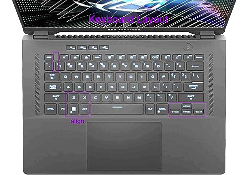 Protector de Teclado de Silicona para ASUS ROG Series Rosa miniatura 2