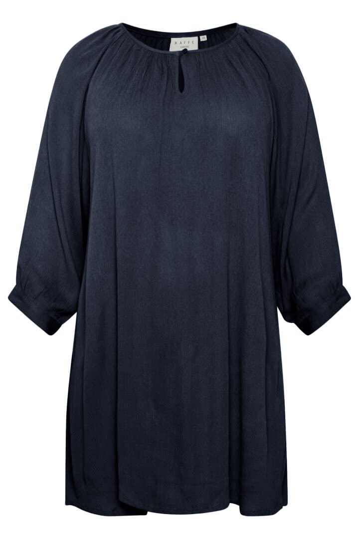 Kaffe Curve Women's Bleu 3/4 Sleeve Tunic For Ami