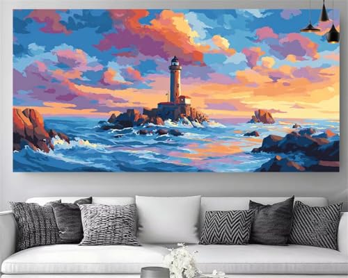 DIY peinture diamant 5D grand format 40x80cm, un cadeau unique fait main