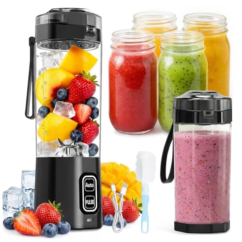 Xoopla 700ML Portable Blender 6000 mAh Rechargeable Juicer Smoothie Maker