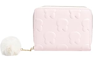 Women Pom Pom Bunny Embossed Miffy Wallet