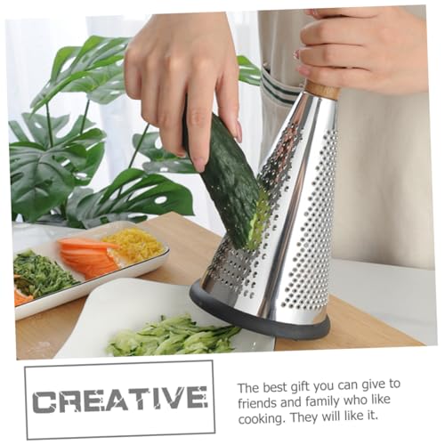 Rallador cónico de acero inoxidable con mango ergonómico miniatura 3