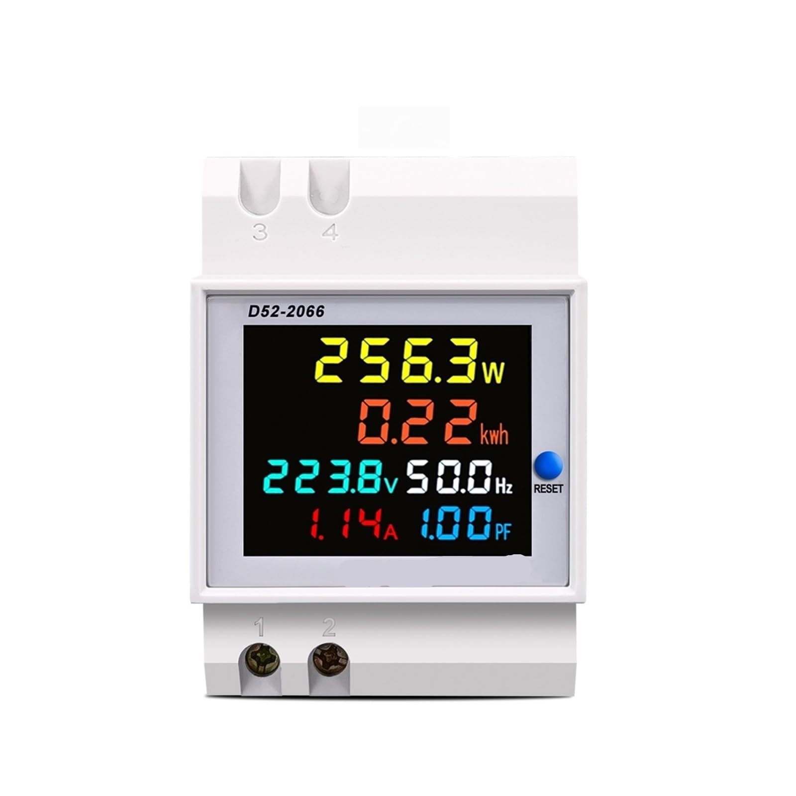 Voltmètre Ampèremètre Rail Din 6in1 pour optimiser la consommation de votre maison connectée