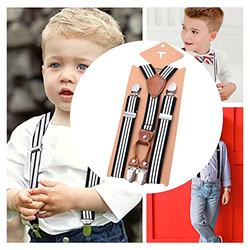Kids Boys Suspenders,Y Back Adjustable 4 Strong Clips Suspender Kids Suspender for Boys Girls Children Kids3