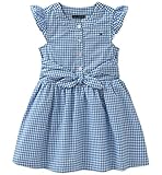 Tommy Hilfiger Little Girls' Dress, Blue, 6X