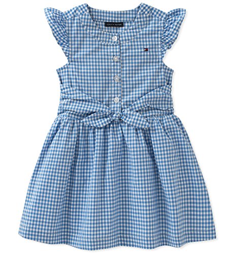 Tommy Hilfiger Little Girl's Dress Dress, Blue, 6X