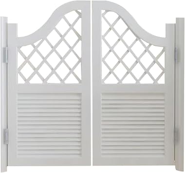 Cafe Saloon Swinging Doors For 32 34 36 38 40 42 44 46 48 49 50 52 54 56 59 Inch Opening Solid Wood Saloon Doors Cafe Swing Doors Partition Door For Bar Kitchen Stairs DoorwaysWhite,57x36in