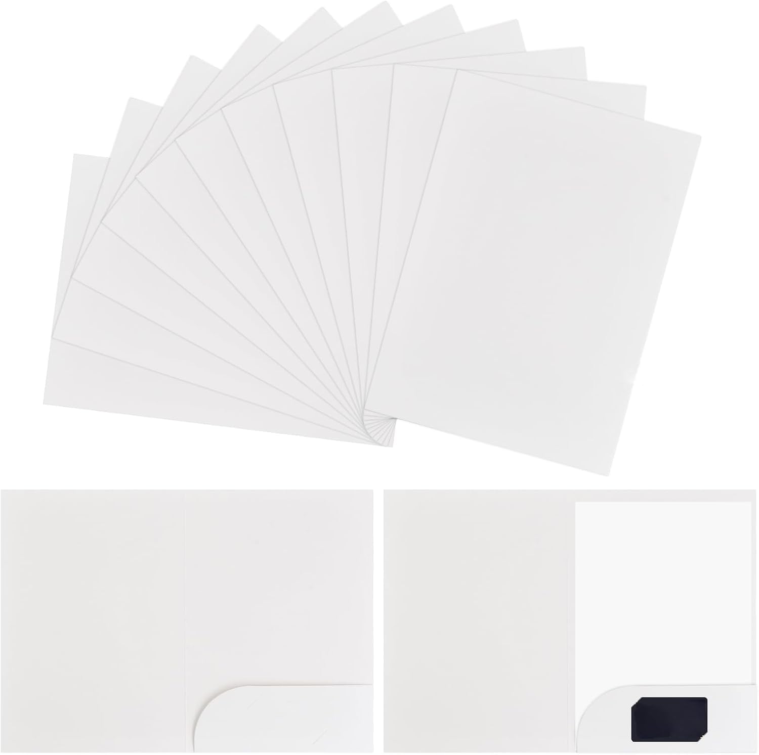 Carpeta de papel ligera para guardar documentos diarios, paquete de 5.
