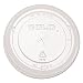 SOLO Cup Company - Ultra Clear Flat Cold Cup Lids f/16-24 oz Cups, PET, 100/Pack