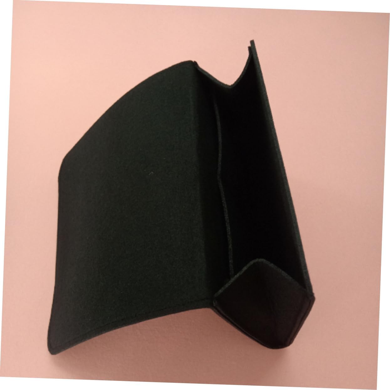 Black Felt Bedside Organizer Pouch for Electronics Accessories image 2