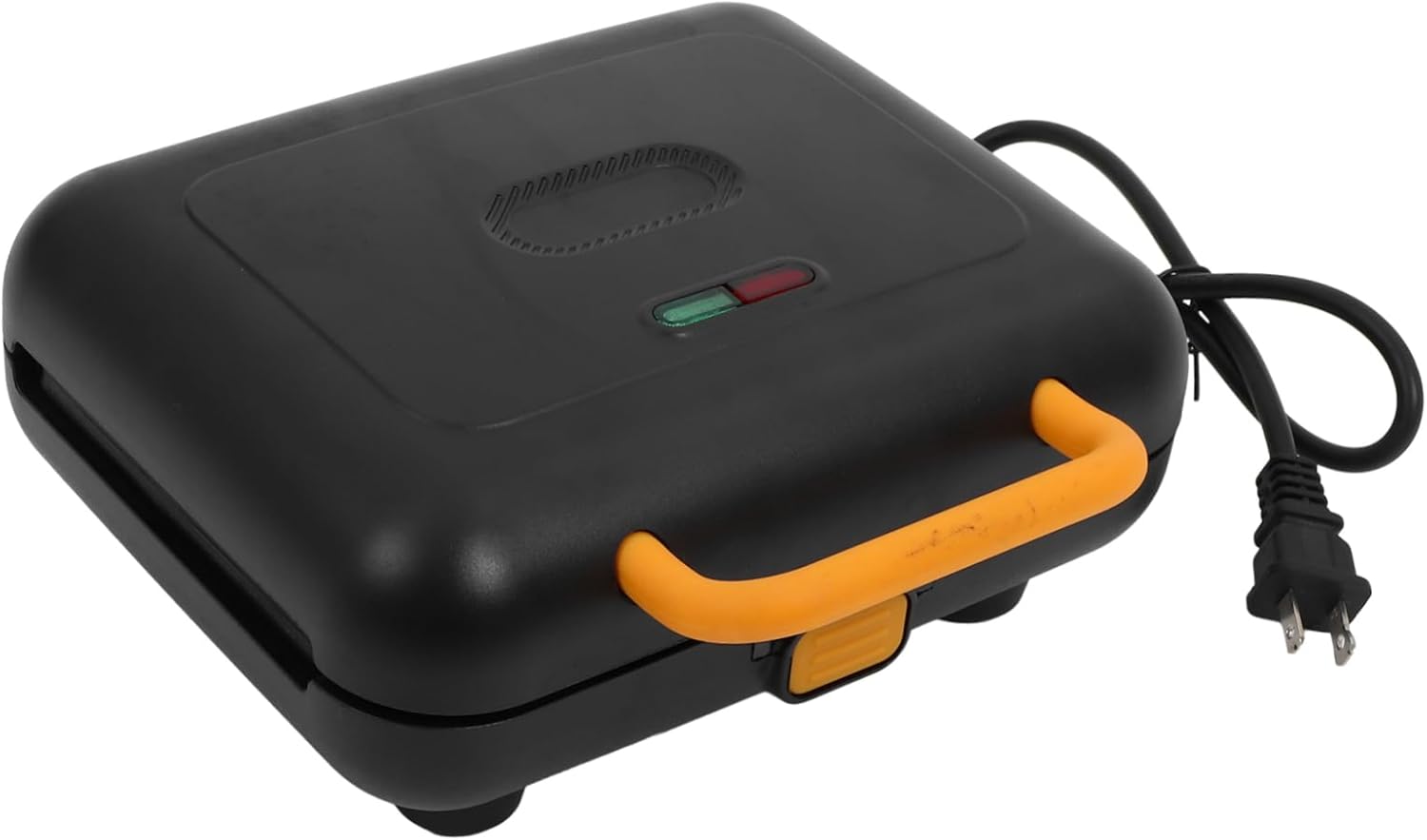 1 set Mini Waffle Maker Machine Non Stick Household Waffle Maker with Sandwich Baking Pan Compact Design for for Breakfast and Snacks Compatible