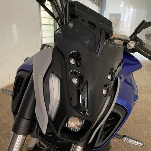 Pare-vent déflecteurs de pare-brise moto MT-07 2022 saute-vent écran anti-vent - 3