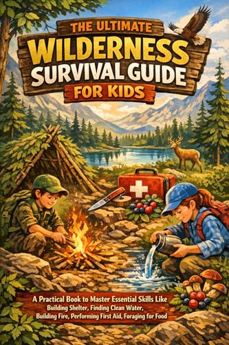 The Ultimate Wilderness Survival Guide For Kids : A Practical Book to Master Essential Skills Like Building Shelter, Finding Clean Water, Building Fire, ... Aid, Foraging for Food (History Set D 15)