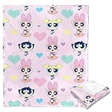 Northwest Powerpuff Couverture soyeuse pour filles, 127 x 152,4 cm, Raindow Power