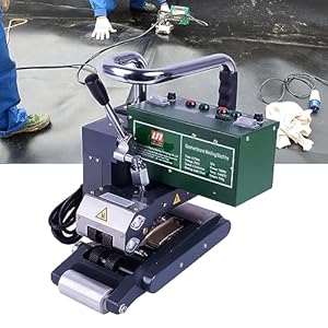 FBJAMZ Kit de Soldador de cuÃ±a Caliente de Membrana plÃ¡stica, mÃ¡quina de Soldadura de geomembrana y tÃºnel, para Sellado de Capas de PE PVC EVA
