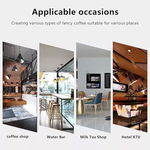 Mousseur à Lait Vapeur Professionnel avec écran LCD, Pompe intégrée pour Une Mousse Parfaite, idéal pour Les Baristas à Domicile et Les cafés, Facile à Utiliser, Chauffe Rapide, Qu,A