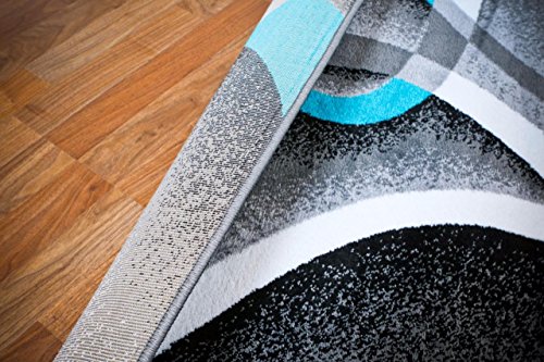 Persian Area Rugs 2305 Turquoise 5'2 X 7'2 Modern Abstract Area Rug,2305 Turquoise 5X7 #TOP7