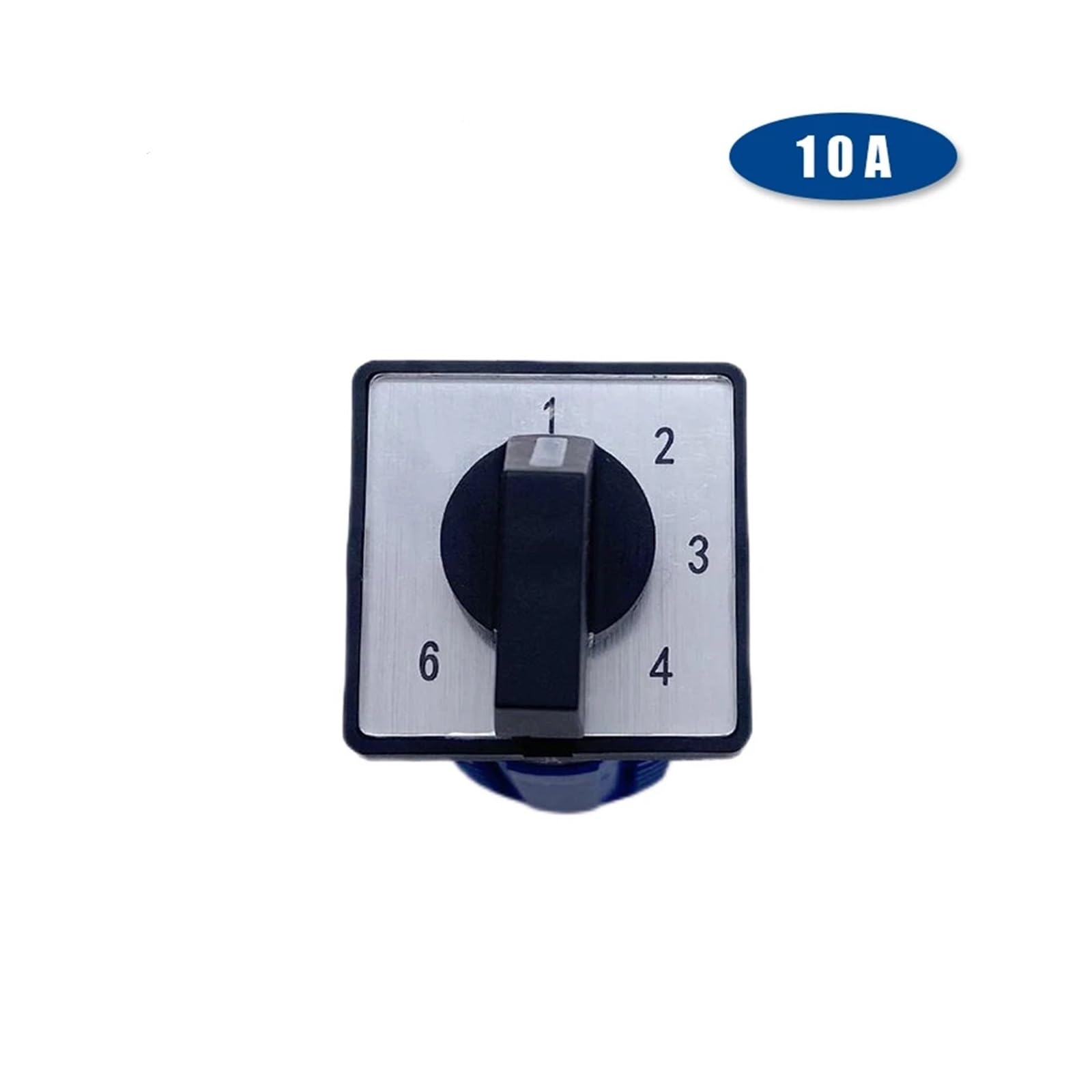 Interruptor de leva giratorio con orificio de apertura de 16 mm LW26-10/6, fuente de alimentación de seis secciones, dos cables, 6 vías, control de conmutación de señal de voltaje