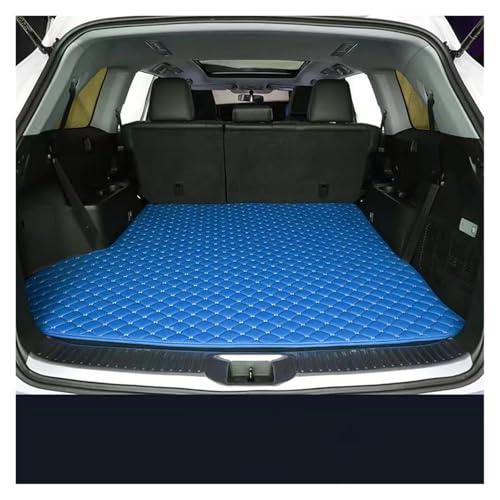 Tapis de coffre pour Ford Edge 5 places 2023 bleu imperméable