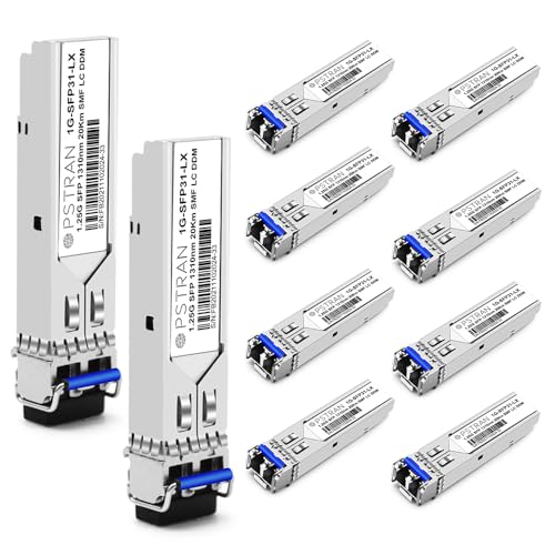 OPSTRAN 1000BASE-LX/LH SFP ���g�����V�[�o�[���W���[�� �pCisco Meraki MA-SFP-1GB-LX�ƌ݊������� 1310nm 20km DDM LC �f���v���b�N�X SMF 10��/�p�b�N
