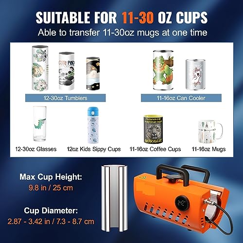Prensa de Tazas Sublimación 11-30oz BUUBO miniatura 2