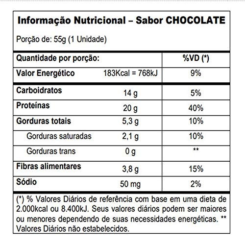 Barra de Proteína ISOCRISP Bar Vitafor 12 und. Chocolate