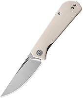 Vista 10 de Petrified fish Navaja de bolsillo PFP07 Viking, 3.62 pulgadas K110 Hoja negra lavada a la piedra, mango G10 de 4.23 onzas con bloqueo frontal