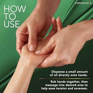 Cosmetasa massage oil for sore muscles with roller ball soothes joints muscles with arnica lavender oil peppermint oil chamomile extract unisex  urban country home decor