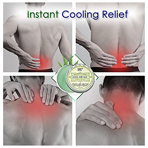 Hemp Oil Salve For Instant Cooling Relief - Made From Organic Hemp Seeds Extract - Natural Balm For Men & Women By Alter… - Image 4