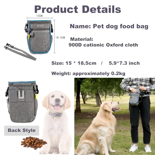 Dog Training Pouch for Treats, Dog Training Treat Pouch with Shoulder Strap Adjustable Belt, Pet Walking Bag for Dog Training, Dog Walking, Hiking, Outdoor Travel Dog Training Pouch for Treats, Dog Training Treat Pouch with Shoulder Strap Adjustable Belt, Pet Walking Bag for Dog Training, Dog Walking, Hiking, Outdoor Travel