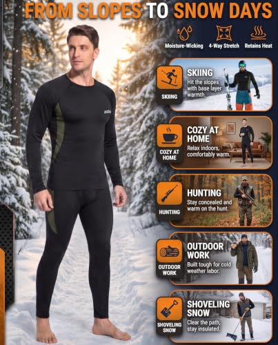 Raxilon Thermal Underwear Long Johns Set
