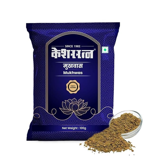 Kesharratna Food Products Premium Mukhwas Fennel & Ajwain Blend | Traditional Indian Mouth Freshener & Digestive | Herbal Gulkand Flavored Saunf | Natural Breath Freshener | Refreshing Seed Mix- 100gm-picture-10