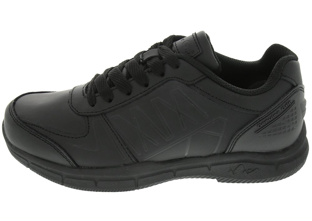 Genuine Grip Women's Ultra Lite Slip Resistant Work Shoe Black 160 (7, Black)