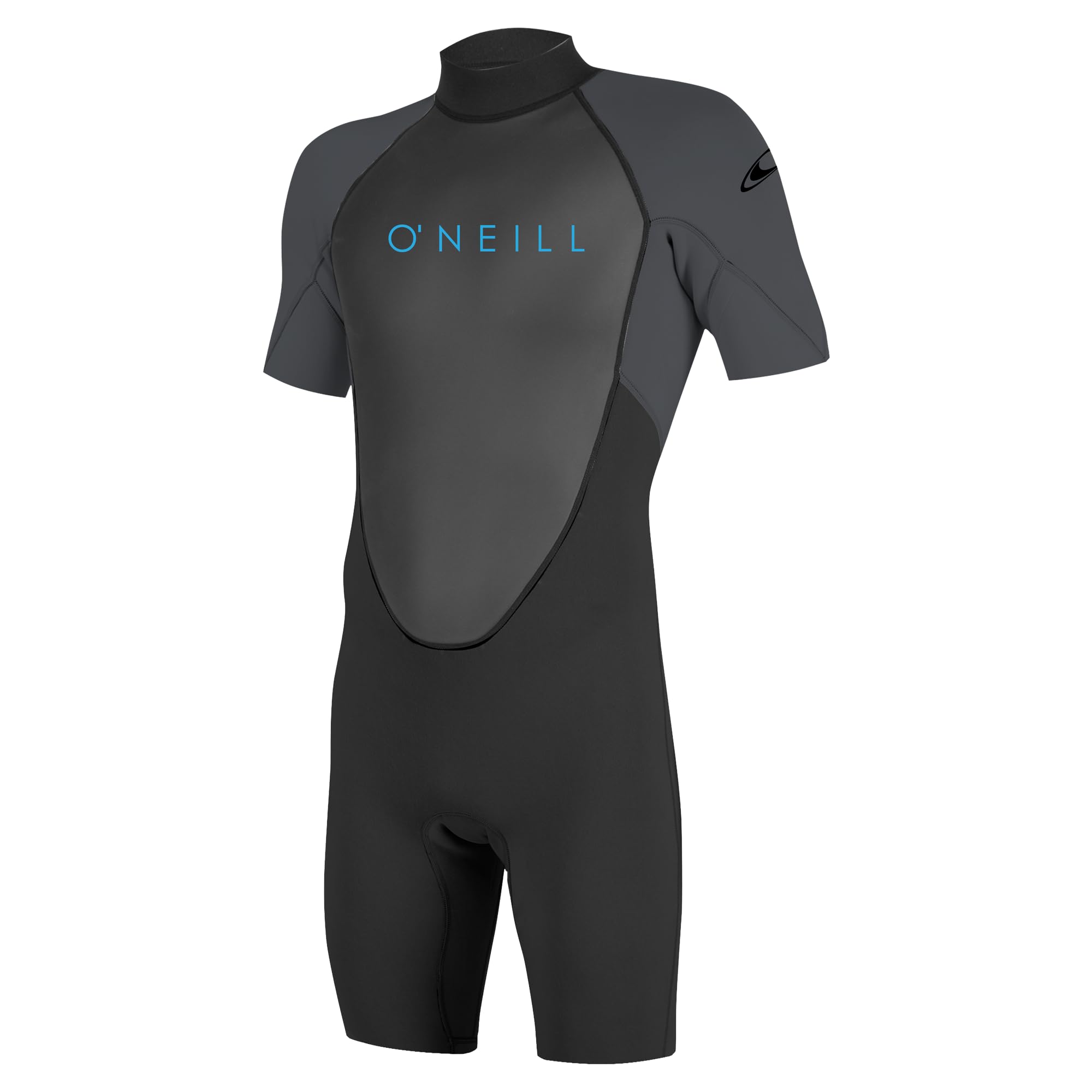 O'Neill WetsuitsYouth Reactor-2 2mm Back Zip Short Sleeve Spring Wetsuit, Black/Graphite, 12