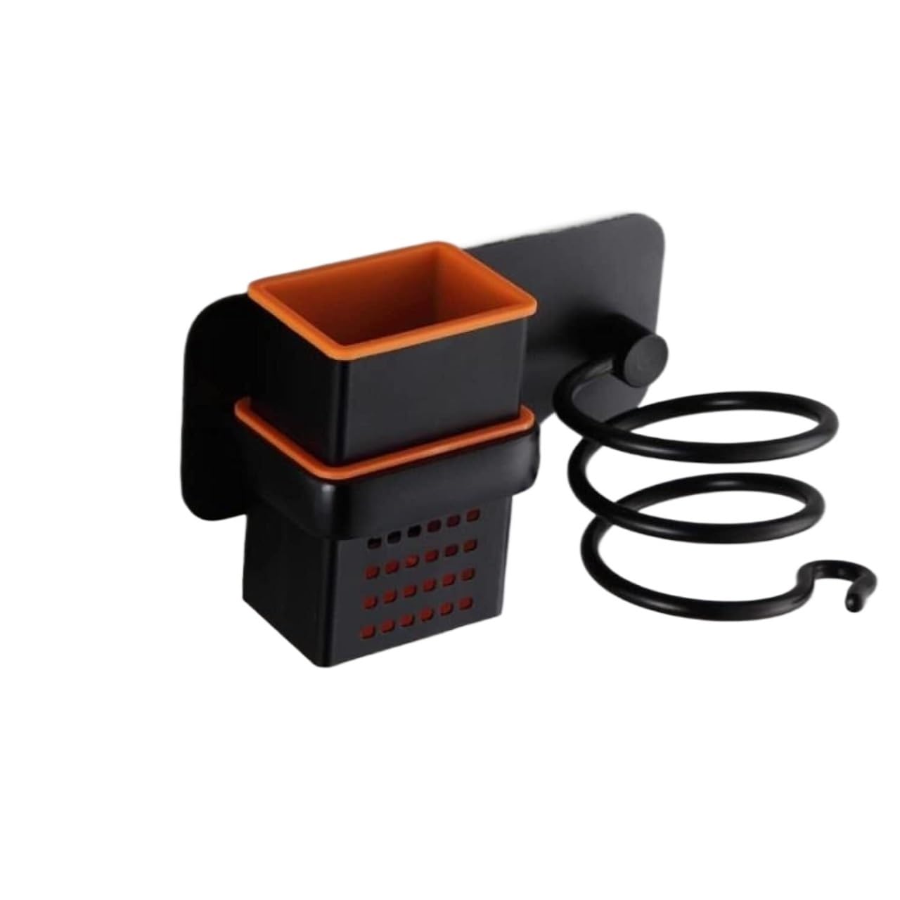 Soporte for secador de pelo de pared, soporte for secador de pelo, organizador de estantes de aluminio for secador de pelo de pared, soporte for alisador de secador de pelo, estantes de baño for acces