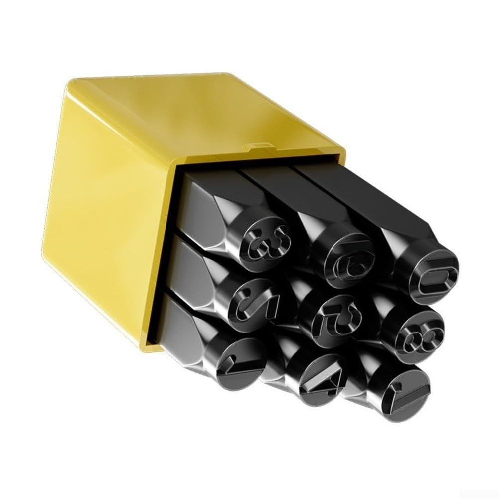 Zestaw stalowych znaczków numerycznych 0-8 6 mm metalowe matryce