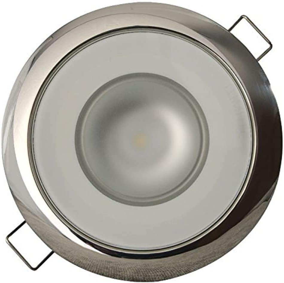 Mirage LED Flush Mount Ceiling Down Light - Slim Profile - Ideal for Indoor/Outdoor Overhead Lighting