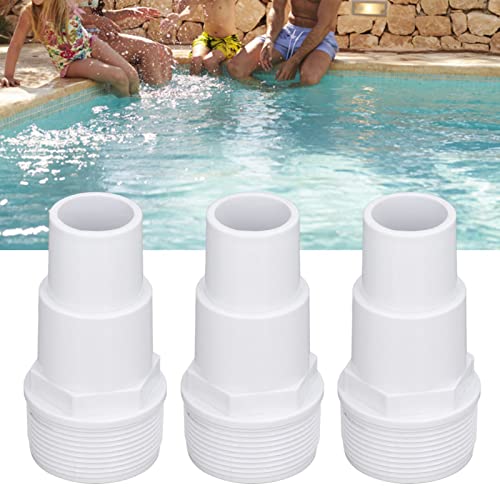 Nimomo 3Pack G1-1/2 Pool Hose Adapter,External Thread Connector for Above Ground Pool Pumps Filters Skimmers,Durable Replacement Parts for Swimming Pool & Spa Systems - Image 2