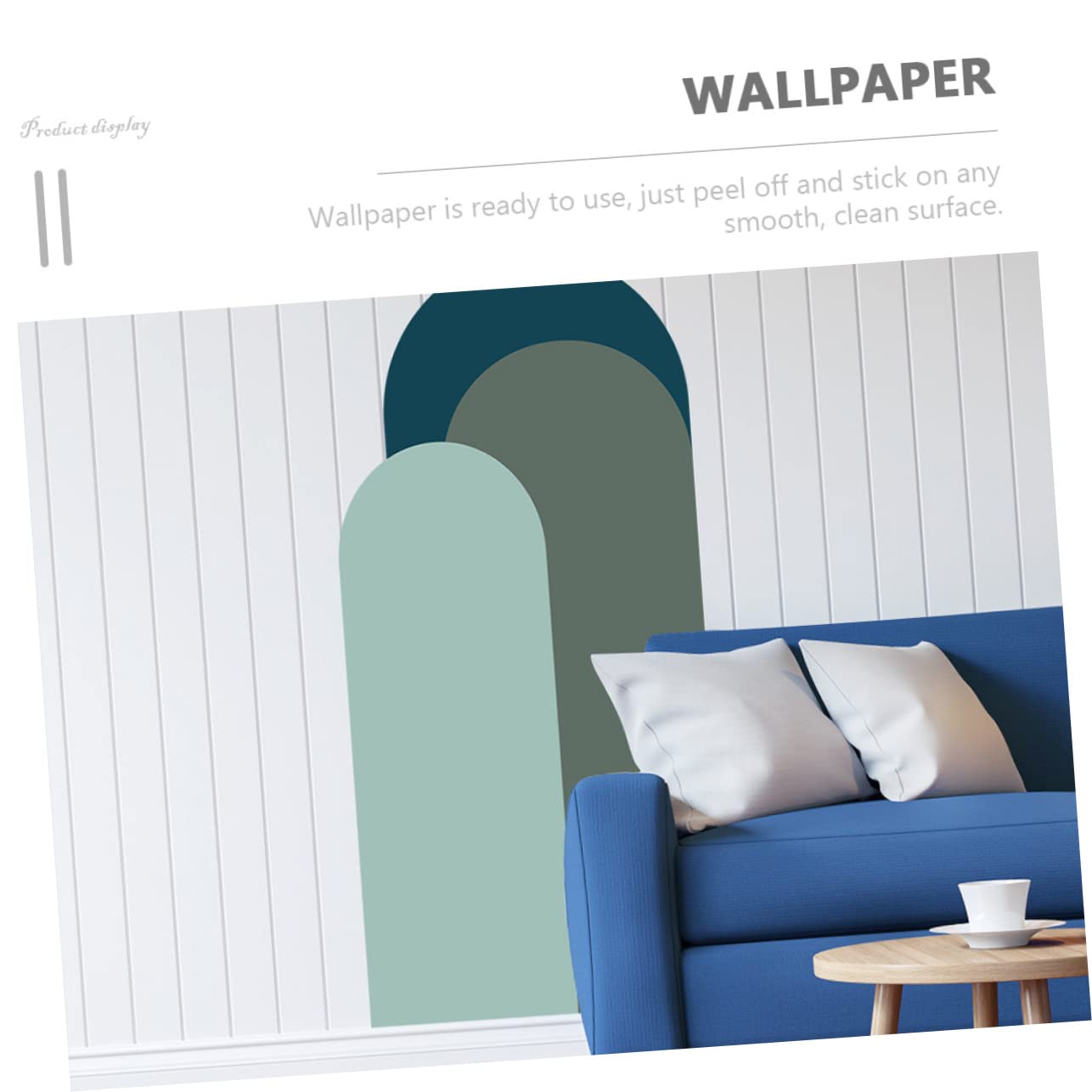 DOITOOL 2hojas Calcomanías Decorativas De Pared Adhesivos Geométricos Multi-funcionales Para Salas Diseño Artístico Para De Aplicar y Retirar Para Ventanas y Paredes