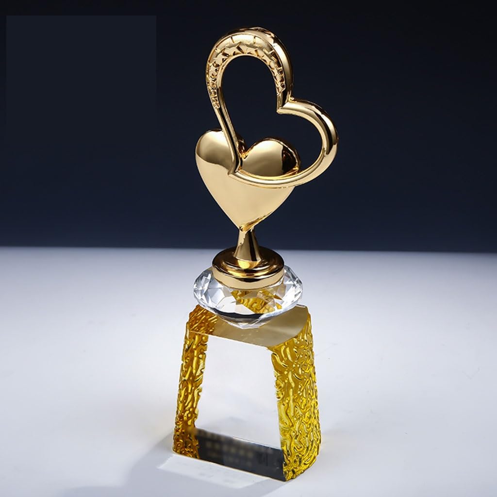 Trofeo d'Amore in Metallo Cerimonia di Premiazione Dell'evento di Beneficenza per Il Benessere Pubblico, Trofeo d'Onore Trofeo di Encomio Aziendale Regali per Bambini
