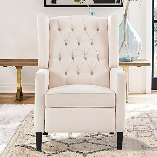 Sillón moderno reclinable blanco miniatura 1