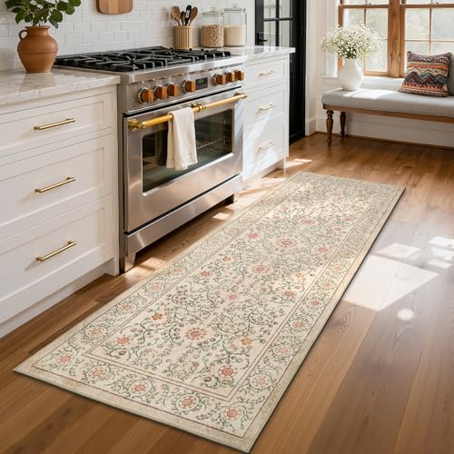 Tapete corredor Boho 2x6 GarveeHome camel antideslizante miniatura 2