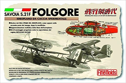 Miniatura 4 de Porco Rosso - Savoia S.21F Folgore - Kit de modelo de plástico 172 (FJ-4) por Fine Molds