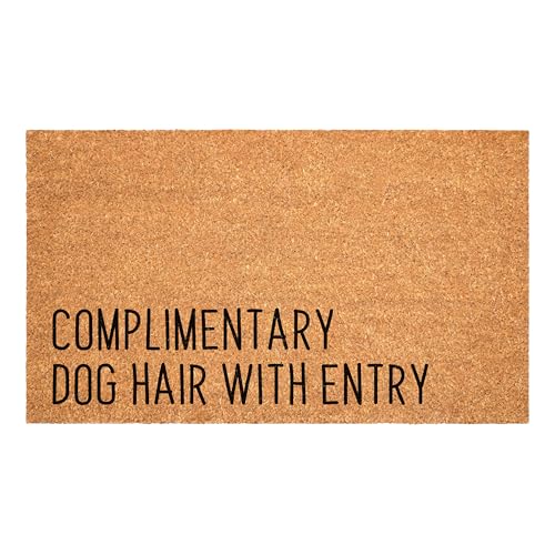 Go Away Doormat Calloway Mills Complimentary Dog Hair with Entry Doormat (24' x 36')