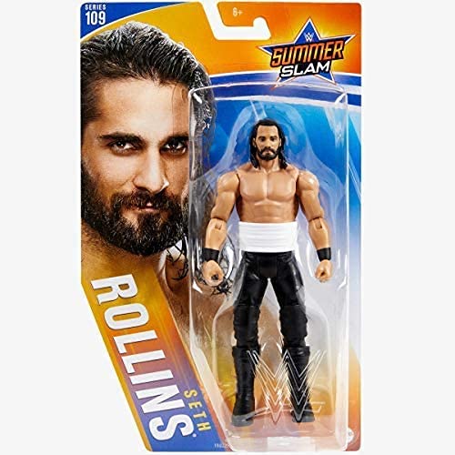 WWE- 109 Series - Seth Rollins SummerSlam - Action Figure, Bring Home The Action of The WWE - Approx 6" â€¦