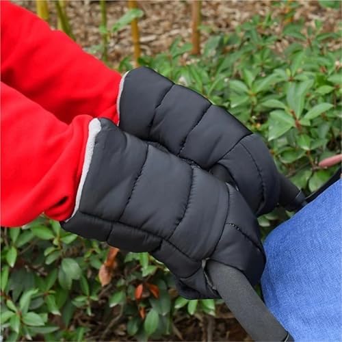 Winter Stroller Gloves Muffs 2-Pack Waterproof Anti-Freeze Pram Hand Warmers