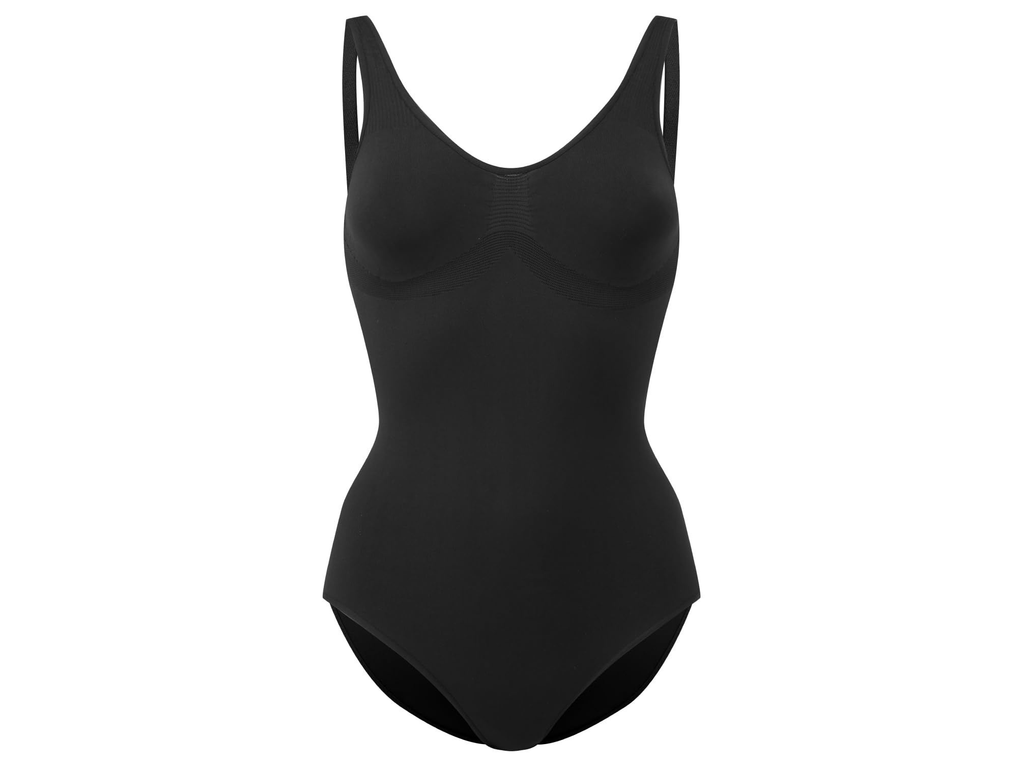 Heist Shapewear - Contour - The Body - Seamless, Firm Control Shaping Body (Black, 16-18)
